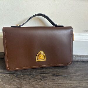 Roberta di Carmerino Italian Sophisticated Brown Leather Men's Wallet